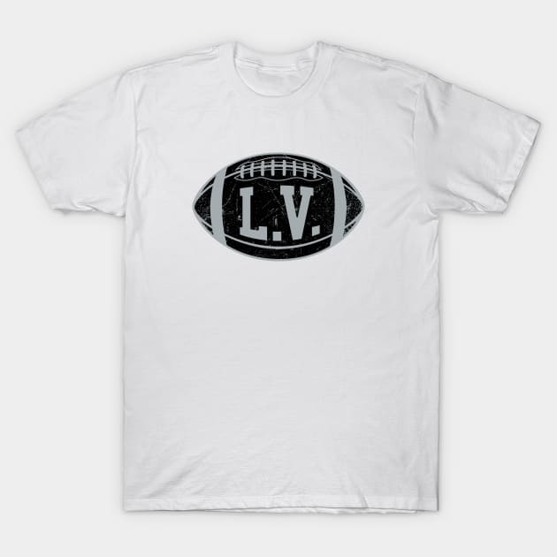 LV Retro Football - White T-Shirt by KFig21